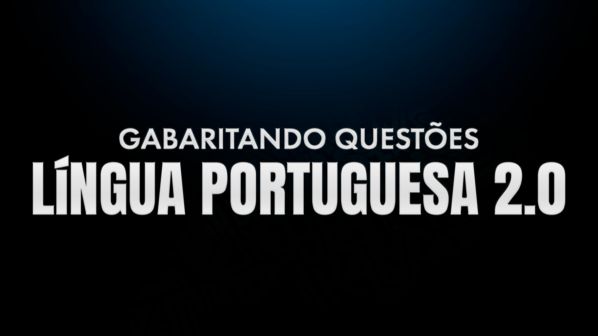 MÓDULO DE LÍNGUA PORTUGUESA QUESTÕES 2.0 
